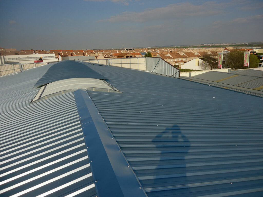 Cubiertas de chapa galvanizada